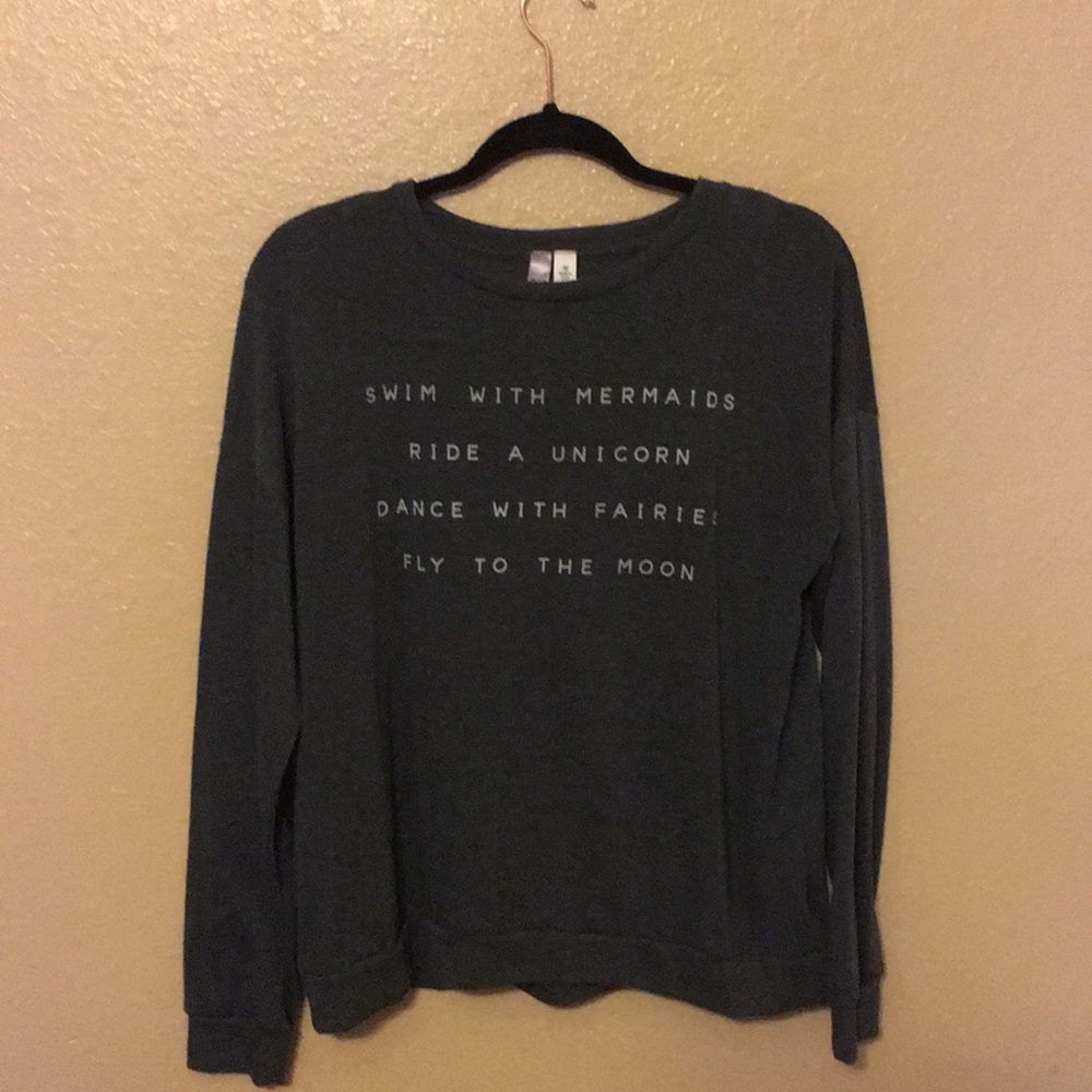 Gray pullover